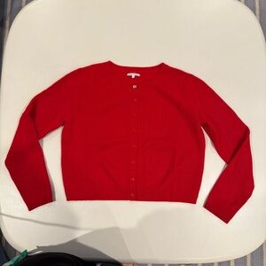 Reformation Clara Cardigan Red sz L